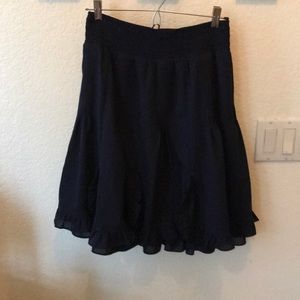 NWT navy Cremieux skirt
